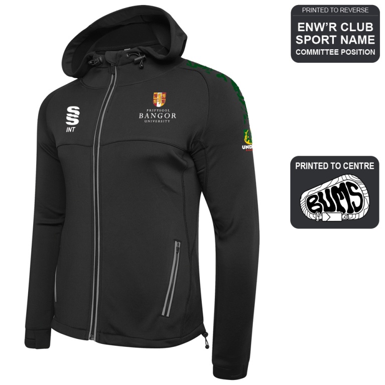 Bangor University - Mountaineering - Dual Full Zip Hoody - Unisex Fit