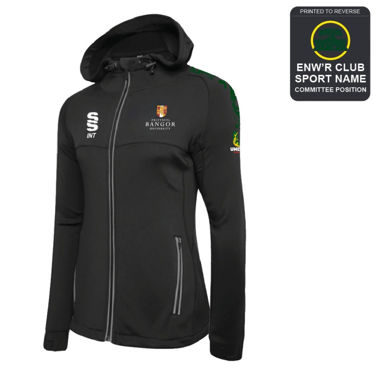Bangor University - Ultimate Frisbee - Dual Full Zip Hoody - Women's Fit