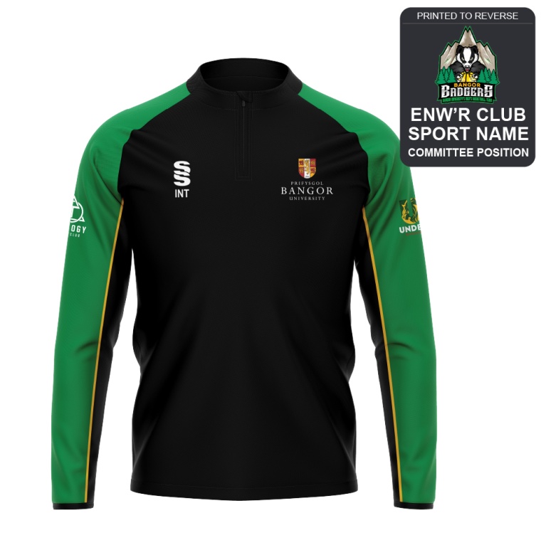 Bangor University - Basketball Mens - 1/4 Performance Top - Unisex Fit
