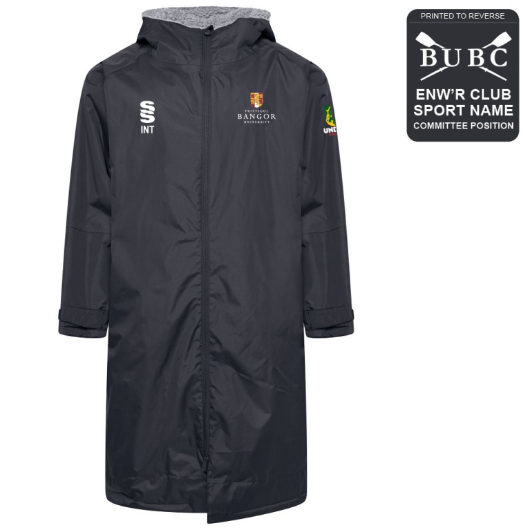 Bangor University - Rowing - Active Thermal Fleece Robe - Unisex Fit