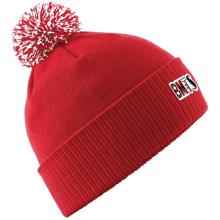 Bangor University - Musical Theatre - Snowstar Beanie - Red/White