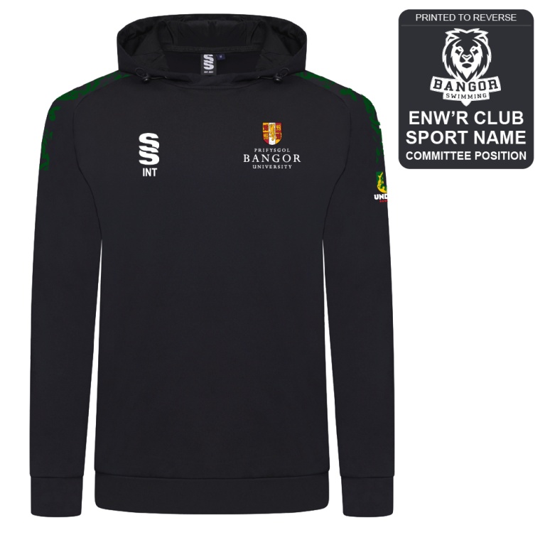 Bangor University - Swimming - Active Hoody - Unisex Fit