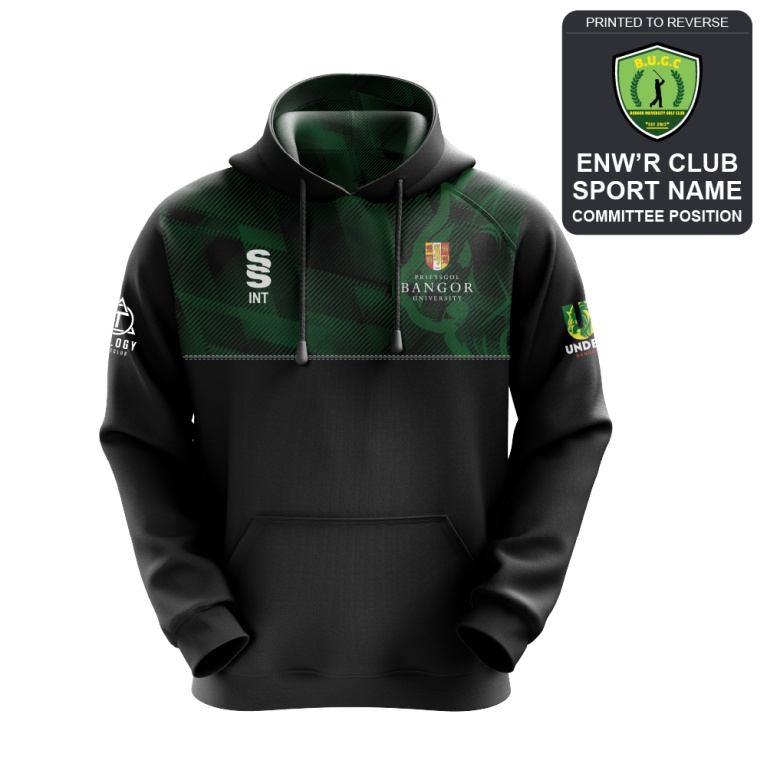 Bangor University - Golf - Overhead Hoody - Unisex Fit