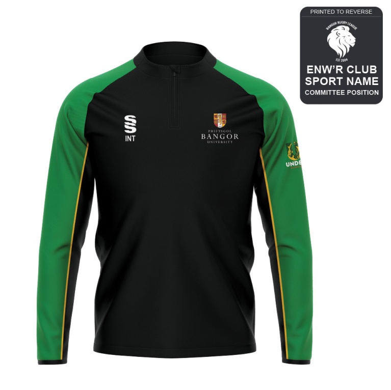 Bangor University - Rugby League - 1/4 Performance Top - Women's Fit