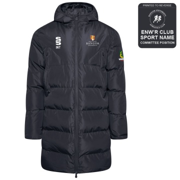 Bangor University - Athletics - Active Long Padded Jacket - Unisex Fit