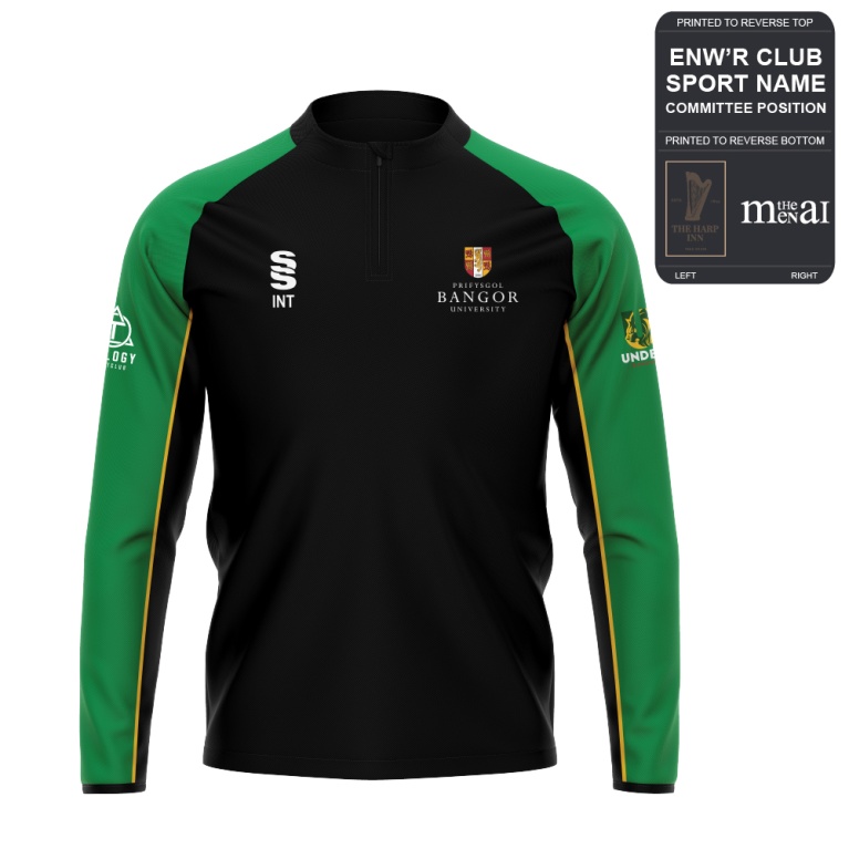 Bangor University - Hockey Womens - 1/4 Performance Top - Unisex Fit