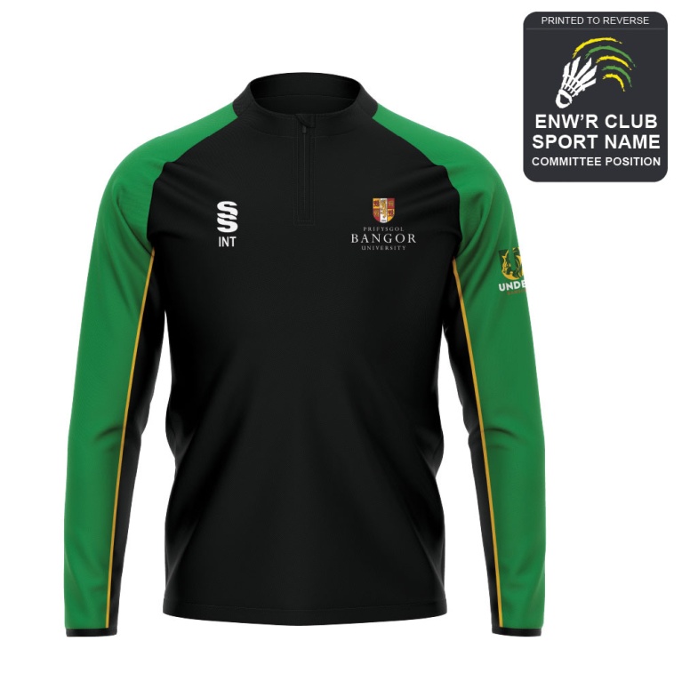 Bangor University - Badminton - 1/4 Performance Top - Women's Fit