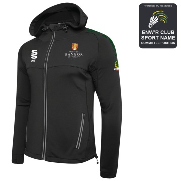 Bangor University - Badminton - Dual Full Zip Hoody - Unisex Fit
