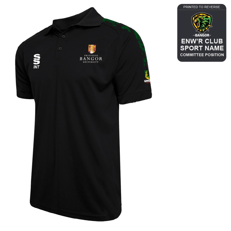 Bangor University - American Football - Dual Solid Colour Polo - Unisex Fit