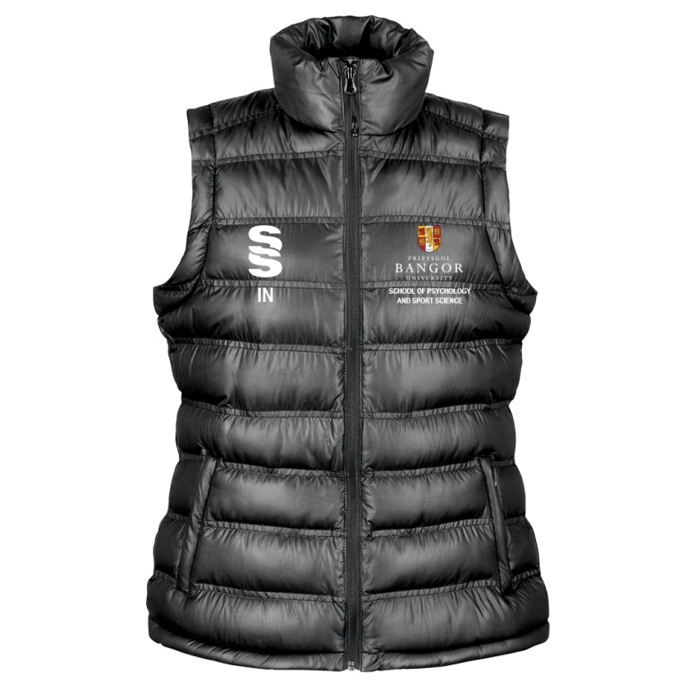 Technical Team - Women's Padded Gilet : Black