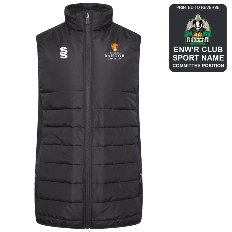 Bangor University - Basketball Mens - Active Gilet - Unisex Fit