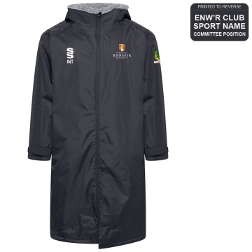Bangor University - Basketball Womens - Active Thermal Fleece Robe - Unisex Fit