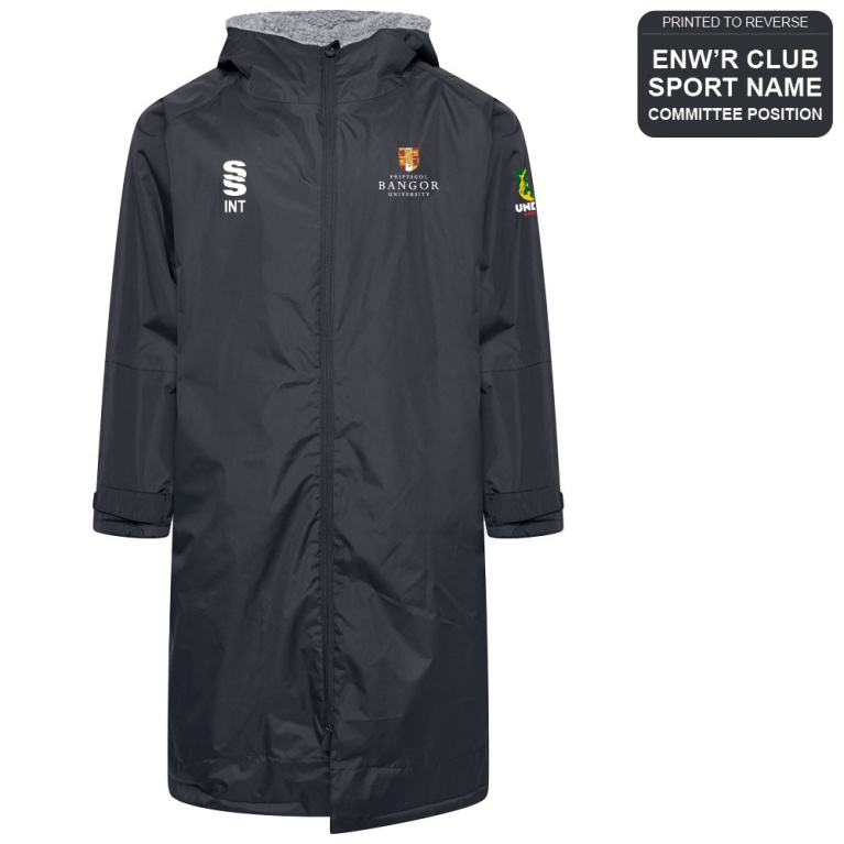 Bangor University - Basketball Womens - Active Thermal Fleece Robe - Unisex Fit