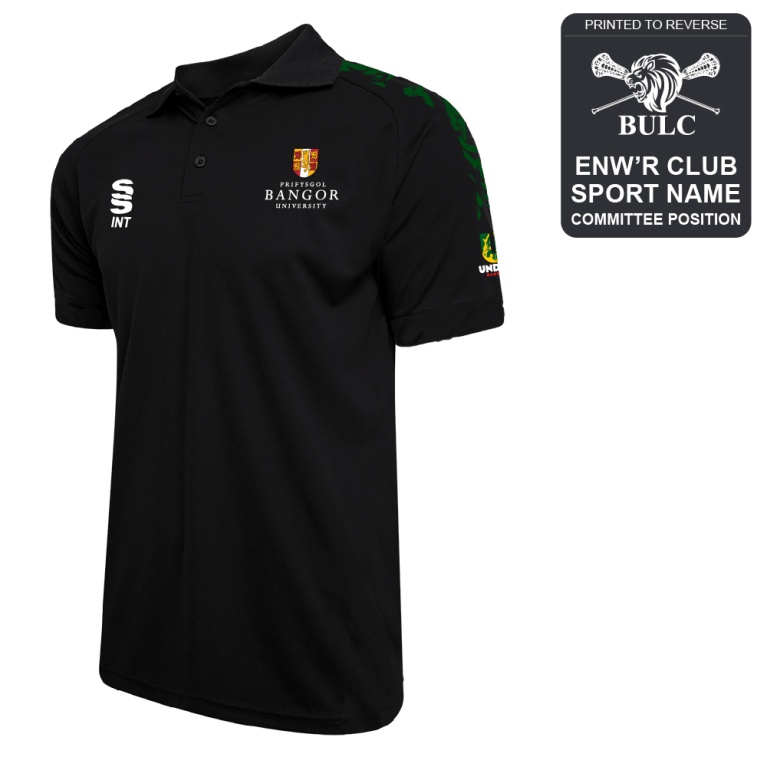 Bangor University - Lacrosse - Dual Solid Colour Polo - Unisex Fit
