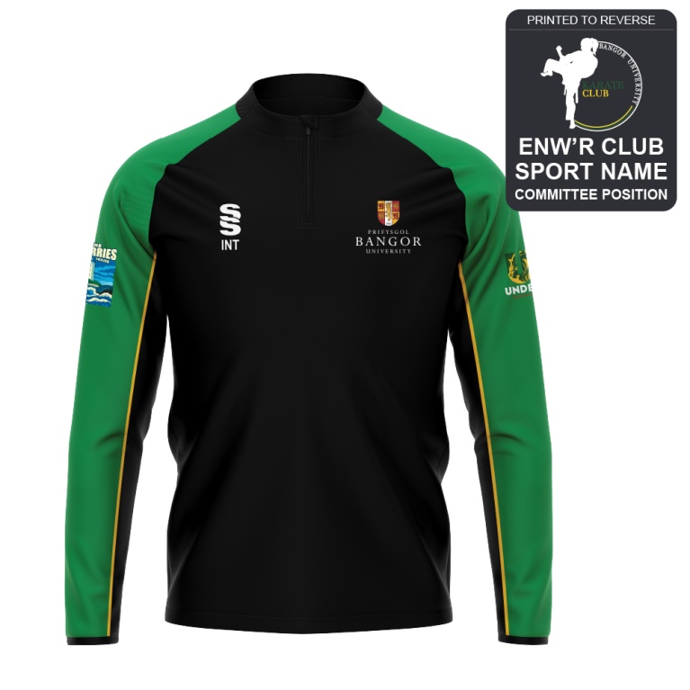 Bangor University - Karate - 1/4 Performance Top - Women's Fit