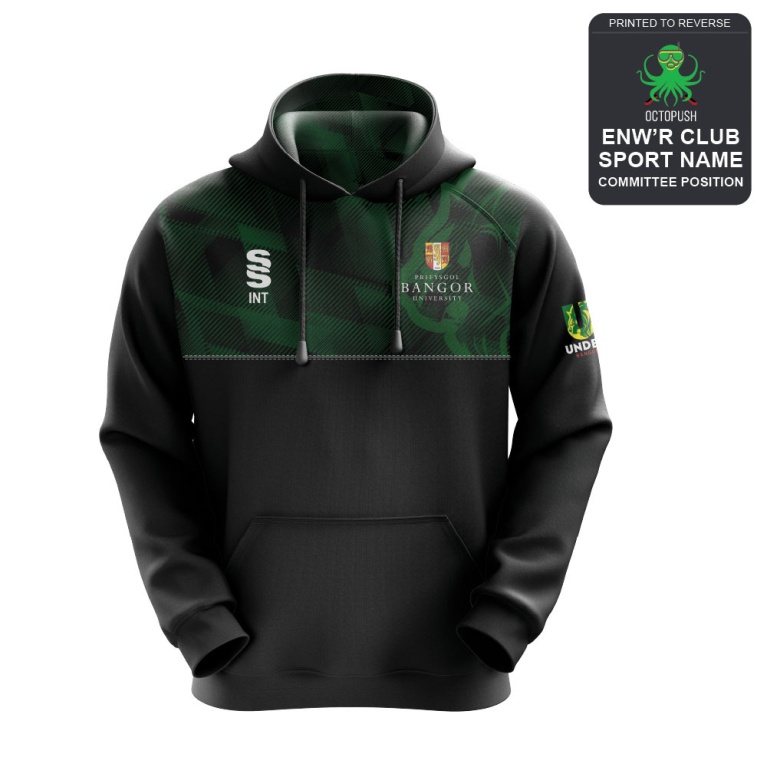 Bangor University - Octopush - Overhead Hoody - Unisex Fit