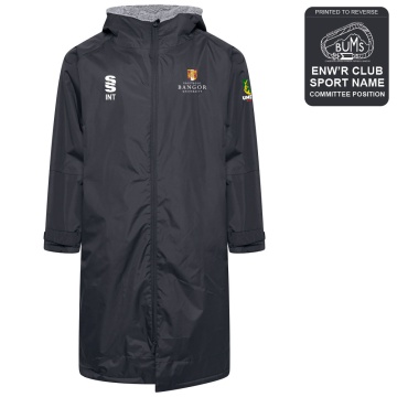 Bangor University - Bums - Active Thermal Fleece Robe - Unisex Fit