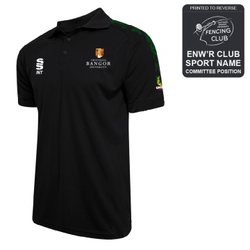 Bangor University - Fencing - Dual Solid Colour Polo - Unisex Fit