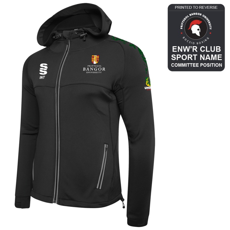 Bangor University - Boxing - Dual Full Zip Hoody - Unisex Fit
