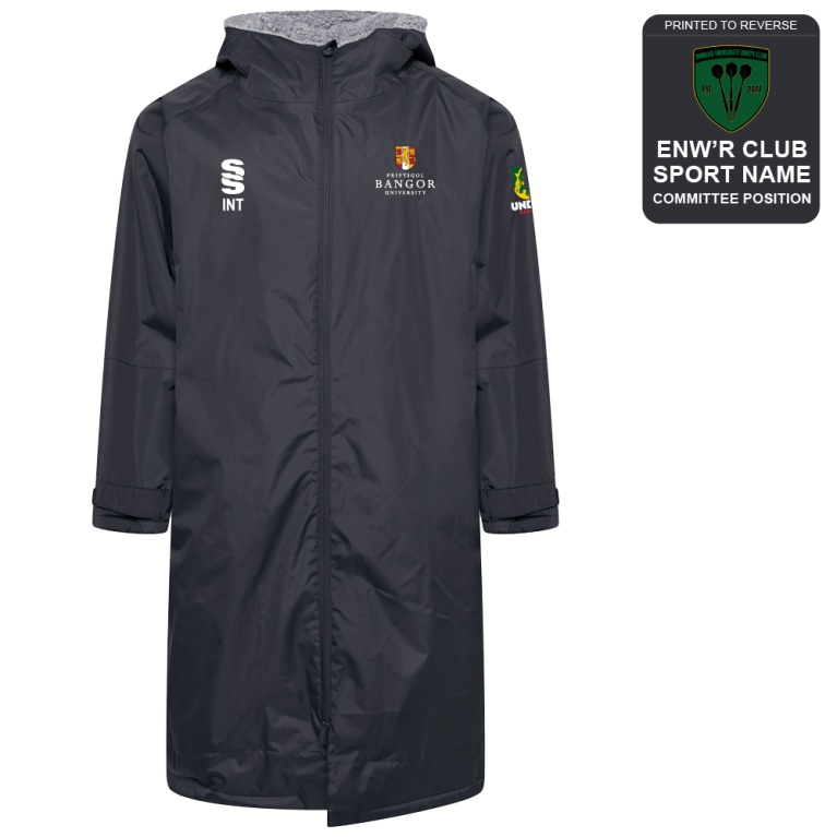 Bangor University - Darts - Active Thermal Fleece Robe - Unisex Fit