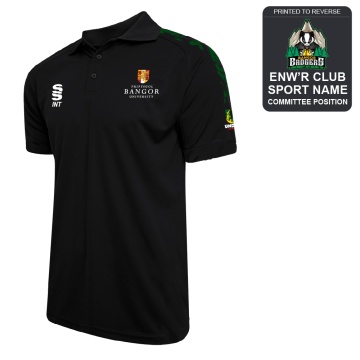 Bangor University - Basketball Mens - Dual Solid Colour Polo - Unisex Fit