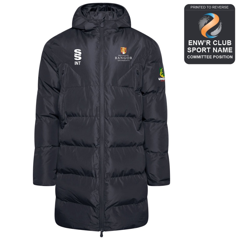 Bangor University - Tai Chi - Active Long Padded Jacket - Unisex Fit