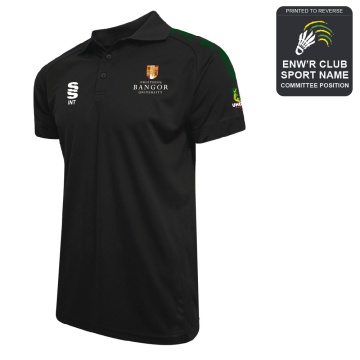 Bangor University - Badminton - Dual Solid Colour Polo - Women's Fit