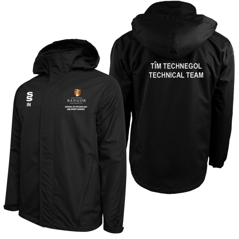 Technical Team - Men's Dual Fleece Lined Jacket : Black