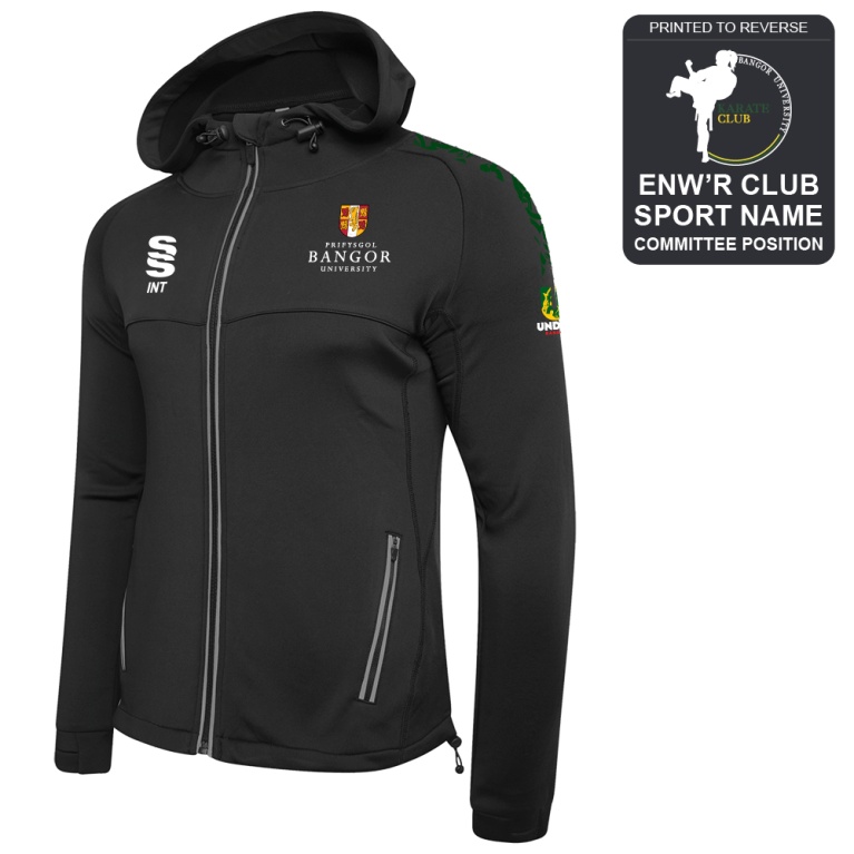 Bangor University - Karate - Dual Full Zip Hoody - Unisex Fit