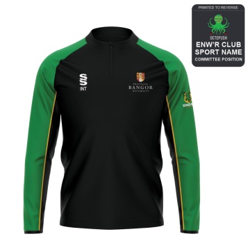 Bangor University - Octopush - 1/4 Performance Top - Unisex Fit
