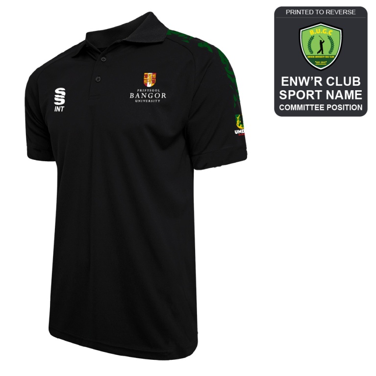 Bangor University - Golf - Dual Solid Colour Polo - Unisex Fit