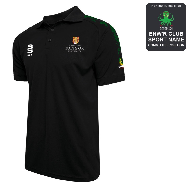 Bangor University - Octopush - Dual Solid Colour Polo - Unisex Fit