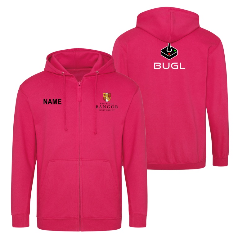 Bangor University - BUGL - 2018 Zipped Hoodie