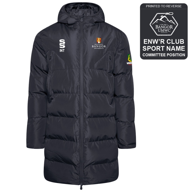 Bangor University - Mountain Walking - Active Long Padded Jacket - Unisex Fit