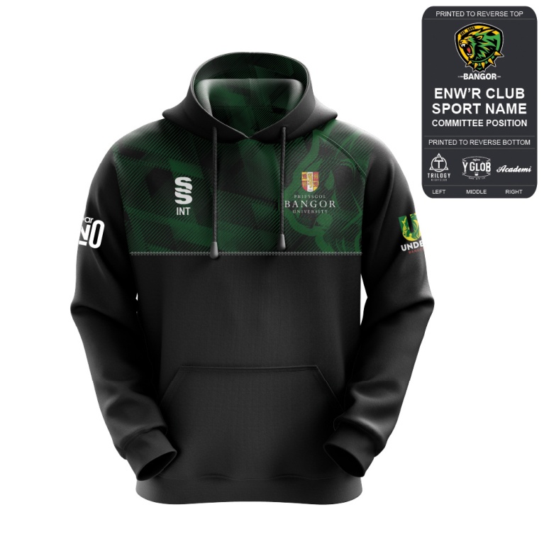 Bangor University - American Football - Overhead Hoody - Unisex Fit