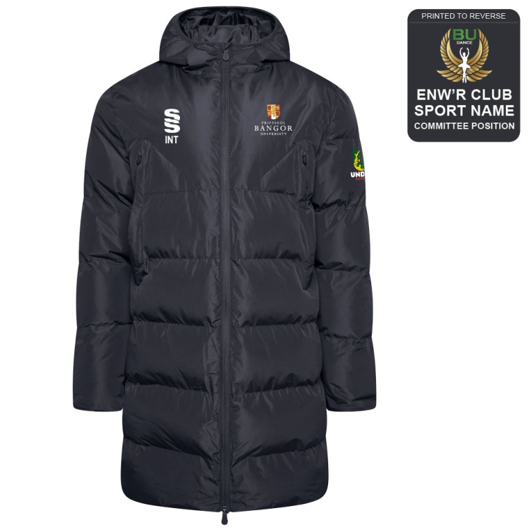 Bangor University - Dance - Active Long Padded Jacket - Unisex Fit