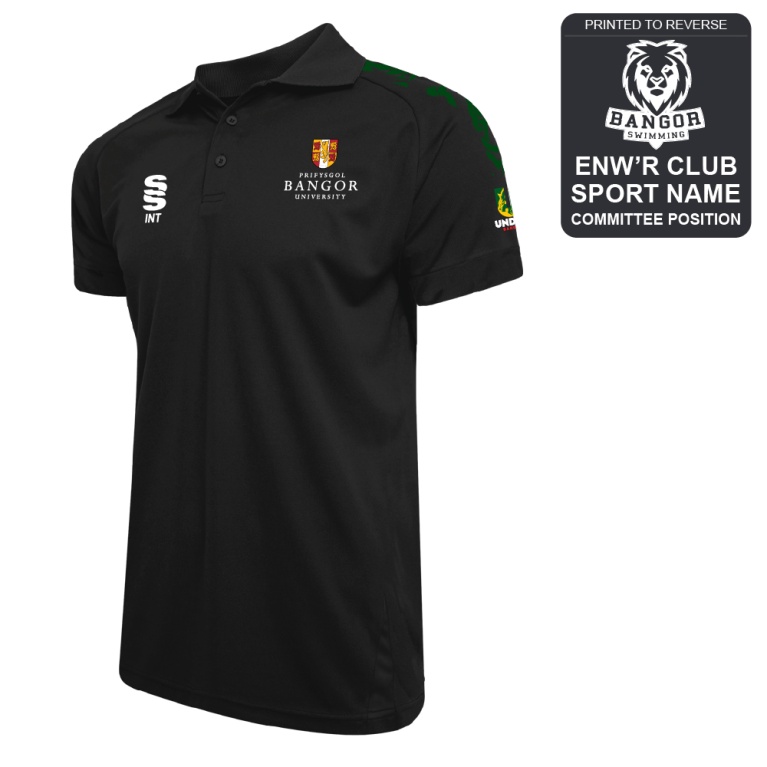 Bangor University - Swimming - Dual Solid Colour Polo - Women's Fit