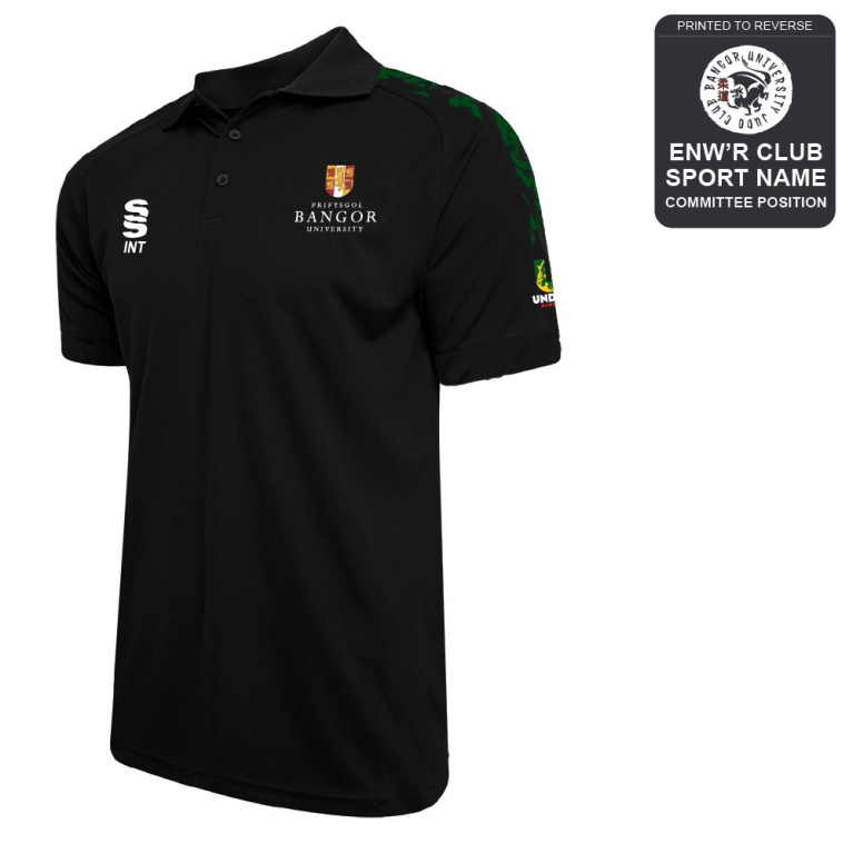 Bangor University - Judo - Dual Solid Colour Polo - Unisex Fit