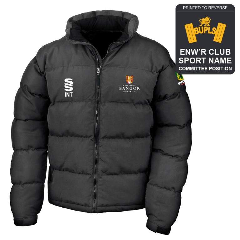 Bangor University - Powerlifting - Holkham Down Feel Jacket - Unisex Fit