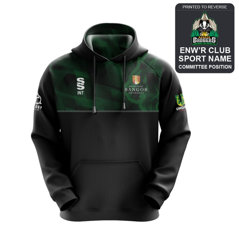 Bangor University - Basketball Mens - Overhead Hoody - Unisex Fit