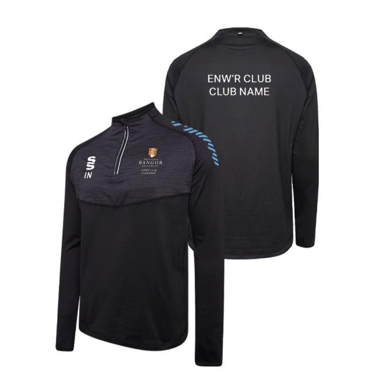 Bangor University - Psychology & Sport Science - 1/4 Zip Dual Performance Top - Unisex Fit