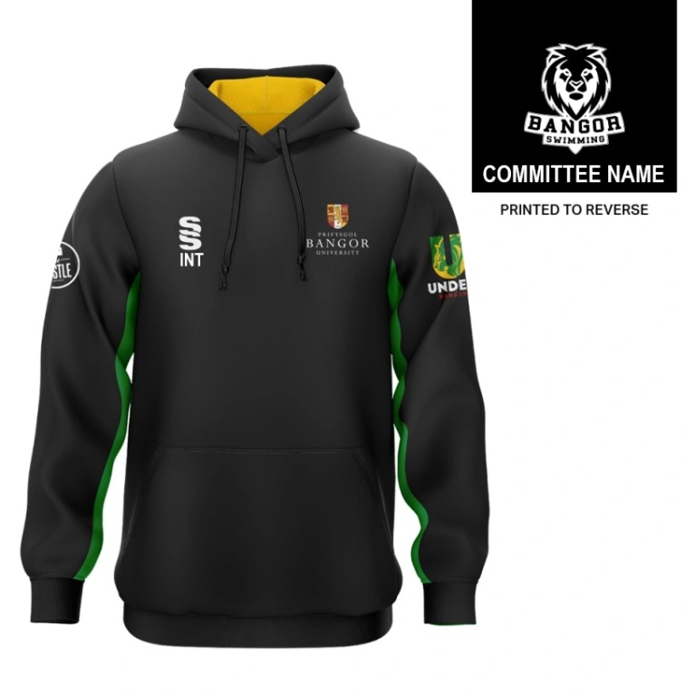 Bangor University - Swimming - Overhead Hoodie