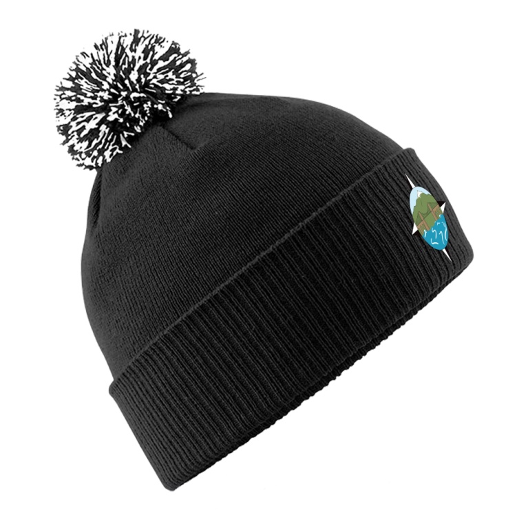 Bangor University - GeogSoc - Beanie - Black/White