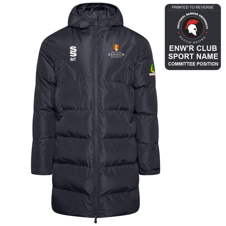 Bangor University - Boxing - Active Long Padded Jacket - Unisex Fit