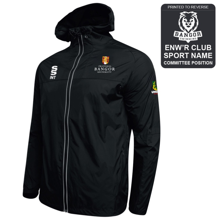 Bangor University - Swimming - Dual Full Zip Training Jacket - Unisex Fit