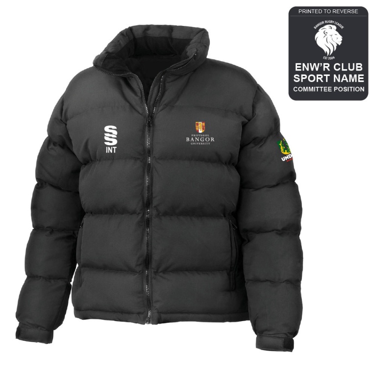 Bangor University - Rugby League - Holkham Down Feel Jacket - Women's Fit