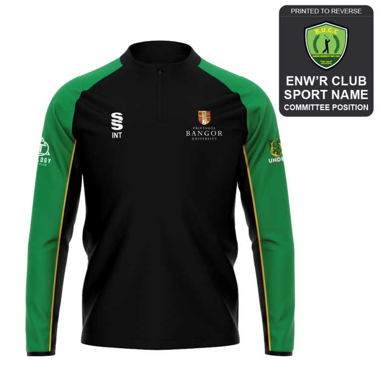 Bangor University - Golf - 1/4 Performance Top - Women's Fit