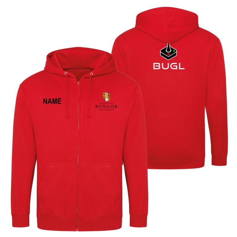 Bangor University - BUGL - 2017 Zipped Hoodie