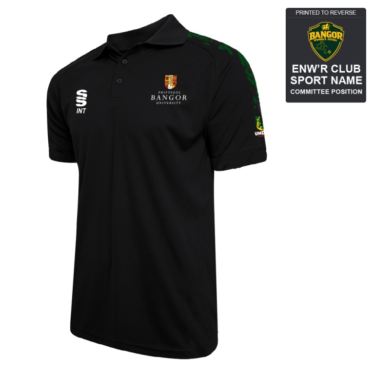 Bangor University - Women's Futsal - Dual Solid Colour Polo - Unisex Fit