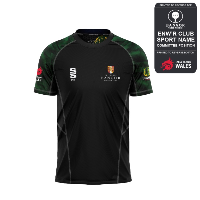 Bangor University - Table Tennis - Training Shirt - Unisex Fit